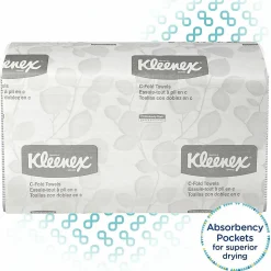 Kleenex® Professional™ Embossed 1-Ply Paper Towels, 150 Per Pack, Case Of 4 Packs