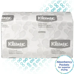 Kleenex® Professional™ Embossed 1-Ply Paper Towels, 150 Per Pack, Case Of 4 Packs