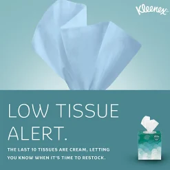 Kleenex® Professional Facial Tissue, Upright Facial Tissue Cube Boxes for Business, 90 Sheets, 6 Boxes