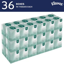 Kleenex® Professional Naturals Boutique Facial Tissue Cube, 90 Sheets Per Box, Case of 36 Boxes, 21272