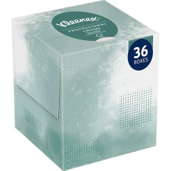 Kleenex® Professional Naturals Boutique Facial Tissue Cube, 90 Sheets Per Box, Case of 36 Boxes, 21272