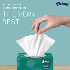 Kleenex® Professional Naturals Boutique Facial Tissue Cube, 90 Sheets Per Box, Case of 36 Boxes, 21270CT
