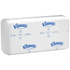 Kleenex® Scottfold™ Multifold 1-Ply Paper Towels with Fast-Drying Absorbency Pockets, White, 120 Sheets Per Pack, Case Of 25 Packs