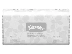 Kleenex® Scottfold™ Multifold 1-Ply Paper Towels with Fast-Drying Absorbency Pockets, White, 120 Sheets Per Pack, Case Of 25 Packs