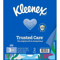 Kleenex® Trusted Care 2-Ply Tissues, 8-7/16