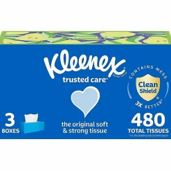 Kleenex® Trusted Care 2-Ply Tissues, 8-7/16