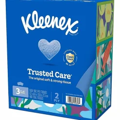 Kleenex® Trusted Care 2-Ply Tissues, 8-7/16