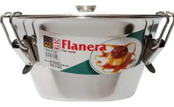 Kloc Cone Flanera Flan Maker, Silver