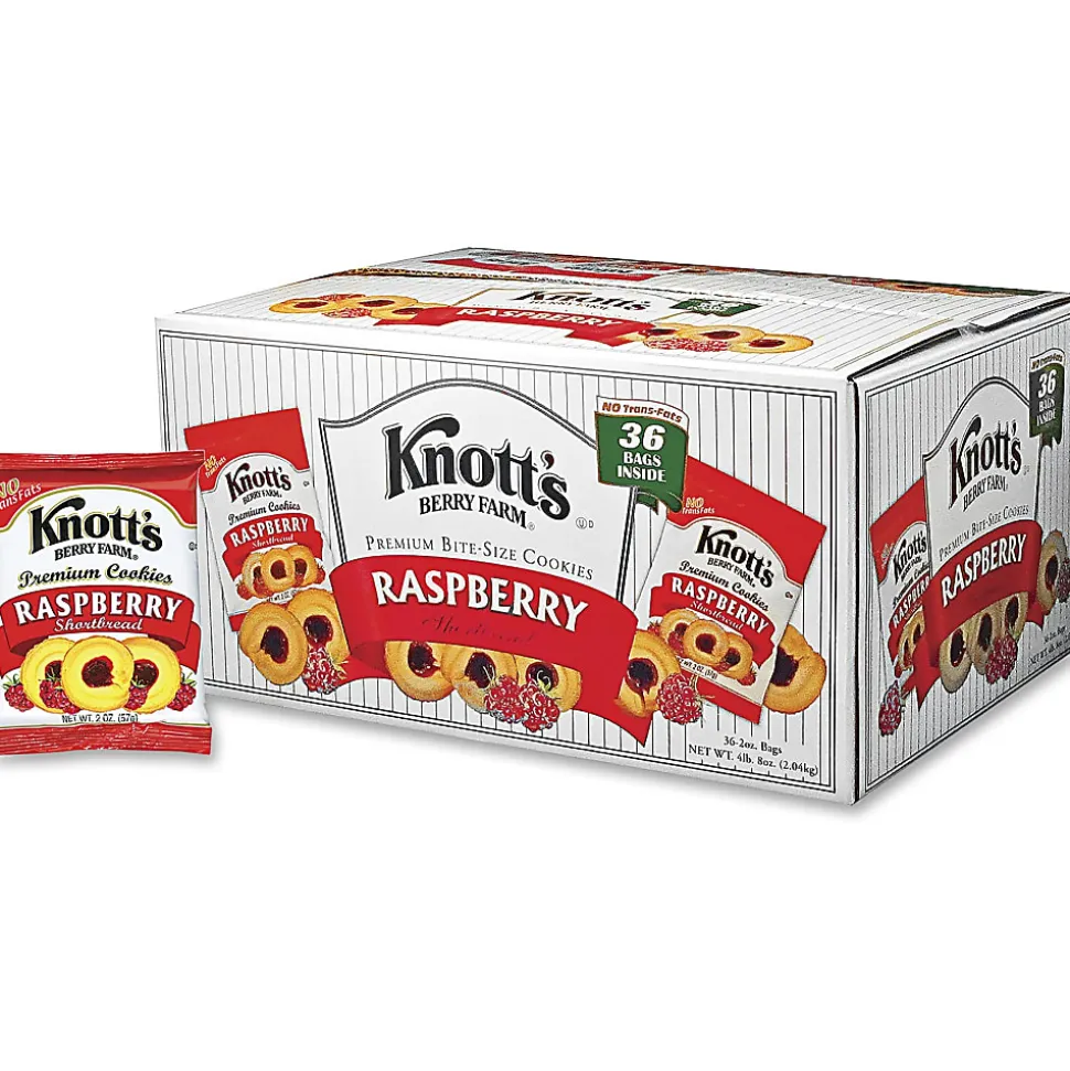 Knott's Berry Farm® Raspberry Cookies, 2 Oz , Box Of 36