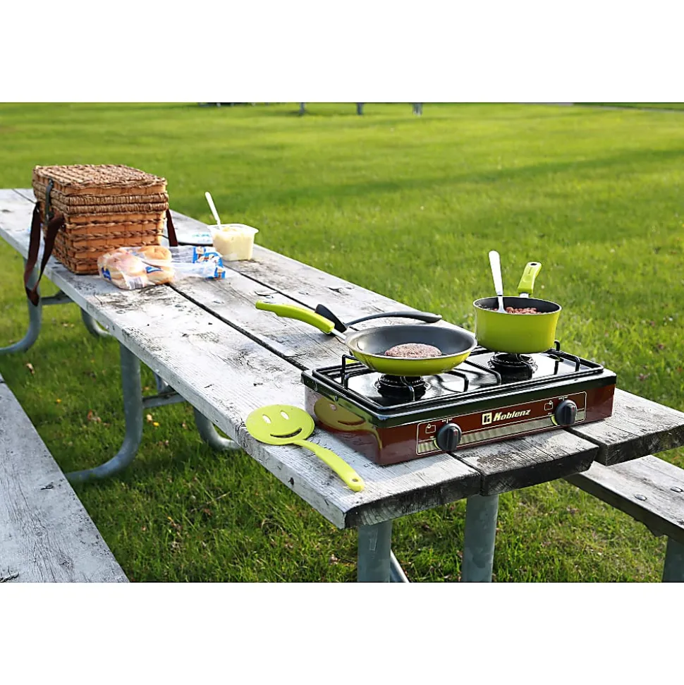 Koblenz® 2-Burner Outdoor Gas Stove Top, Red/Black