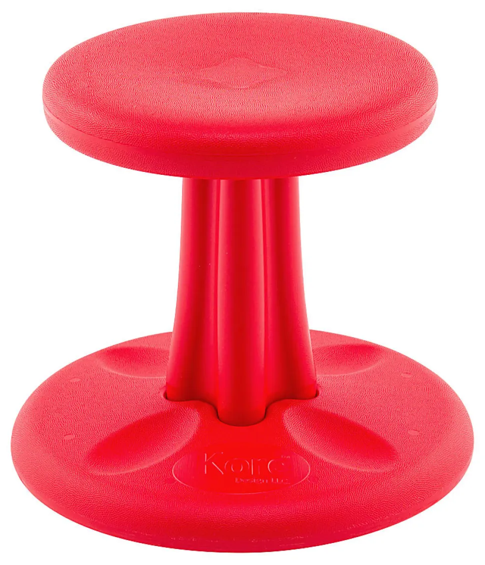 Kore Design™ Pre-School Wobble Chair 12", Red