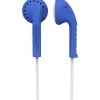 Koss KE10 JAMS Earbuds - Stereo - Wired - 32 Ohm - 40 Hz to 20 kHz - Earbud - Binaural - In-ear - 4 ft Cable - Blue