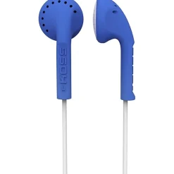 Koss KE10 JAMS Earbuds - Stereo - Wired - 32 Ohm - 40 Hz to 20 kHz - Earbud - Binaural - In-ear - 4 ft Cable - Blue