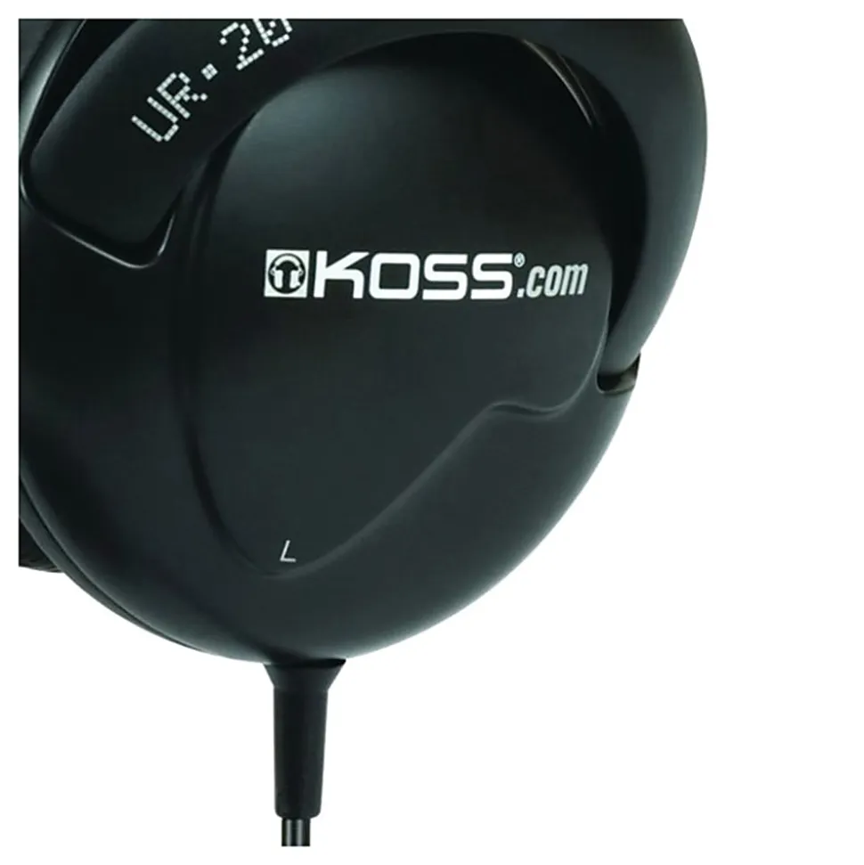 Koss UR20 Over Ear Headphones - Stereo - Wired - 32 Ohm - 30 Hz to 20 kHz - Over-the-head - Binaural - Circumaural - 8 ft Cable - 6/Pack