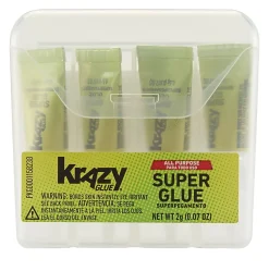 Krazy® Glue, All-Purpose Single-Use, .07 Oz., Clear, Pack Of 4