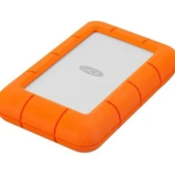 LaCie Rugged Mini  4TB Portable External Hard Drive, LAC9000633, Orange