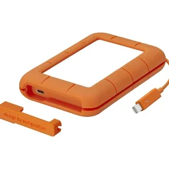 LaCie Rugged SECURE 2TB Portable External Hard Drive, STFR2000403