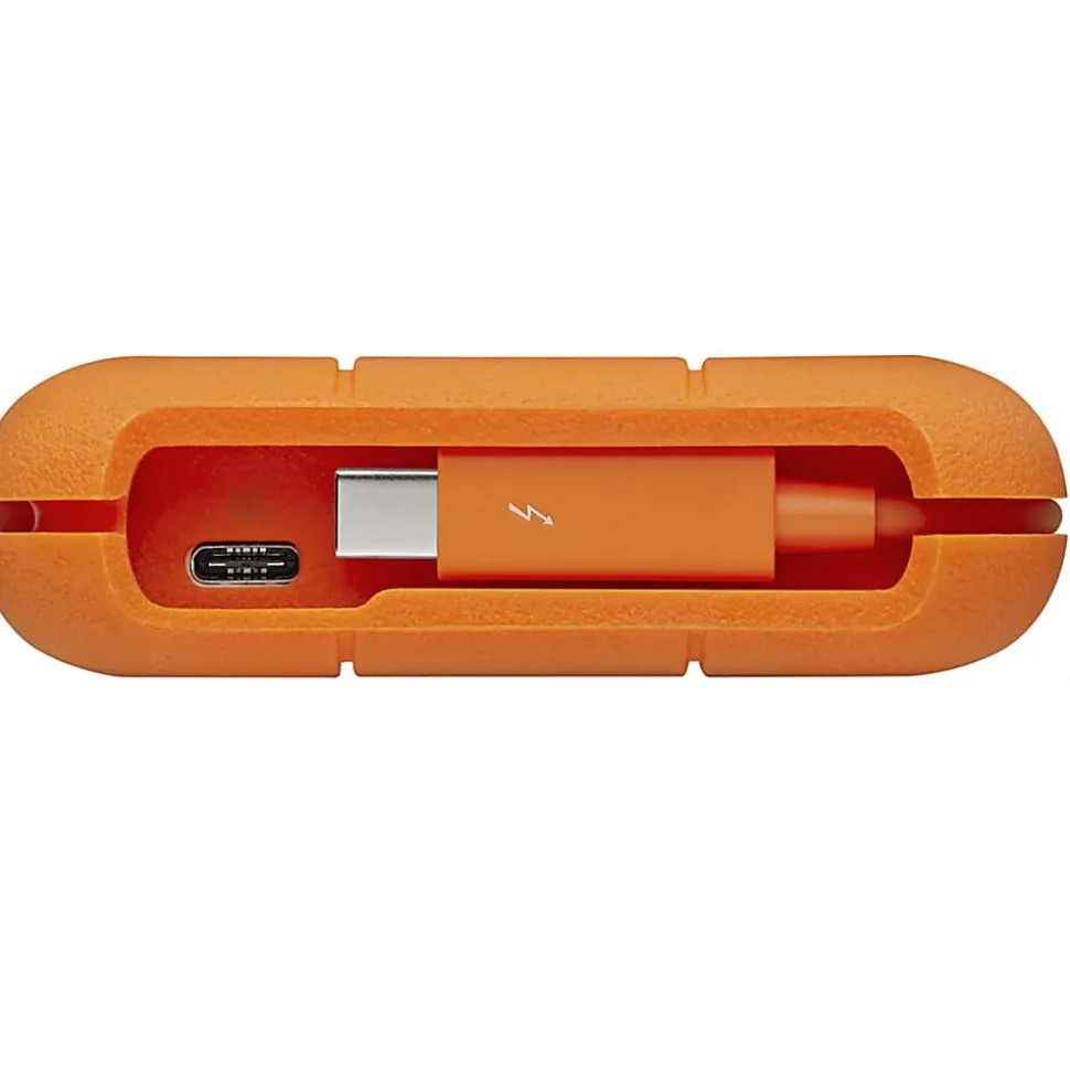 LaCie Rugged SECURE 2TB Portable External Hard Drive, STFR2000403