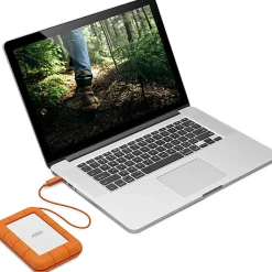 LaCie Rugged SECURE 2TB Portable External Hard Drive, STFR2000403