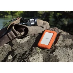 LaCie Rugged SECURE 2TB Portable External Hard Drive, STFR2000403