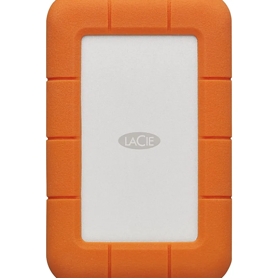 LaCie Rugged SECURE 2TB Portable External Hard Drive, STFR2000403