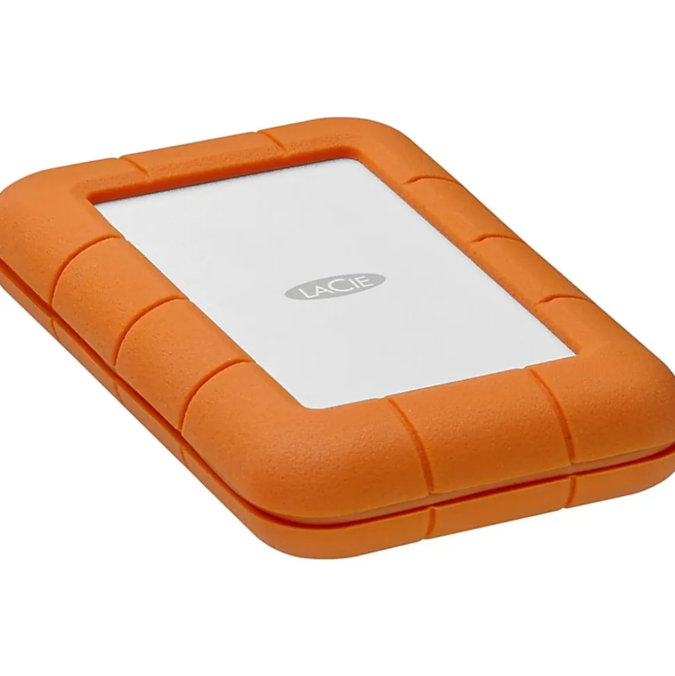 LaCie Rugged SECURE 2TB Portable External Hard Drive, STFR2000403
