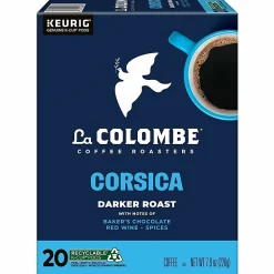 La Colombe® Corsica Dark Roast Coffee Keurig K-Cup Pods, Single Serve, Pack Of 20 Pods