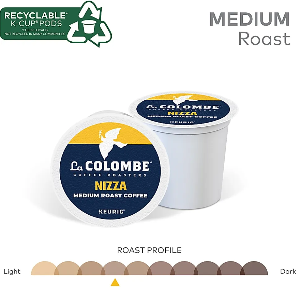 La Colombe® Nizza Medium Roast Coffee Keurig K-Cup Pods, Single Serve, Pack Of 20 Pods