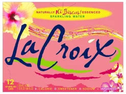 LaCroix® Core Sparkling Water, 12 Oz, HIbiscus, Case Of 12 Cans