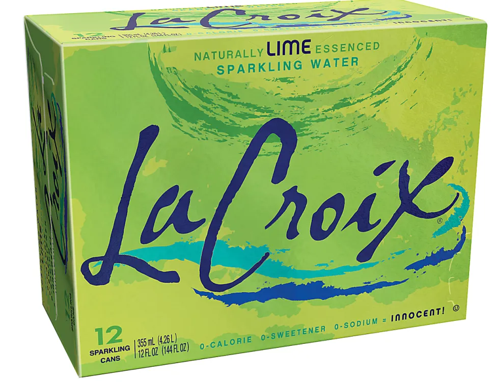 LaCroix® Core Sparkling Water with Natural Lime Flavor, 12 Oz, Case of 12 Cans