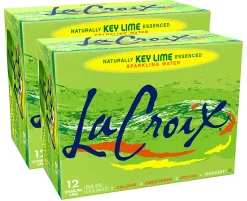 LaCroix Sparkling Water, 12 Oz, Key Lime, 12 Cans Per Pack, Case Of 2 Packs