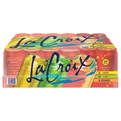 LaCroix Sparkling Water Variety Pack, 12 Oz, Case of 24 Cans