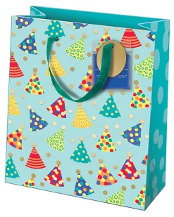 Lady Jayne Gift Bag With Tissue Paper And Hang Tag, Small, Party Hats