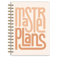 Lady Jayne Hardcover Spiral Journal, 6-3/4” x 8-1/2”, Legal Rule, 250 Pages, Plans