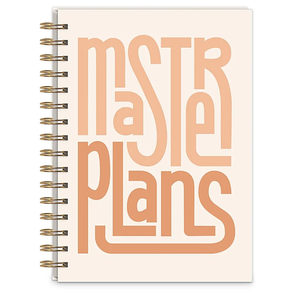Lady Jayne Hardcover Spiral Journal, 6-3/4” x 8-1/2”, Legal Rule, 250 Pages, Plans