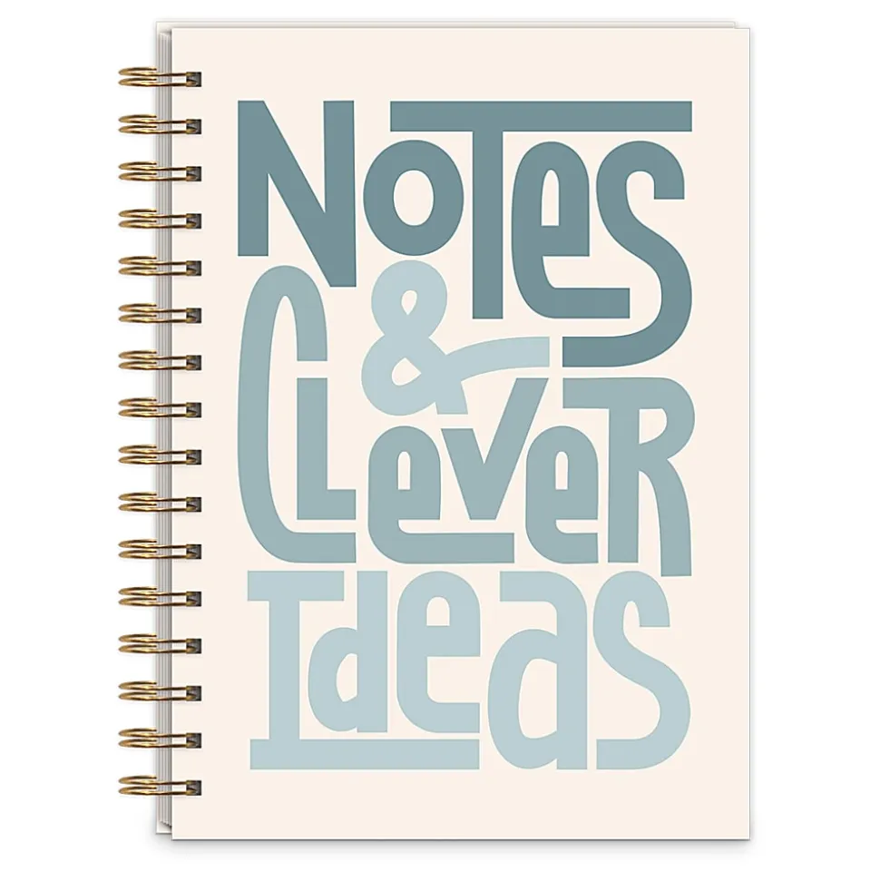 Lady Jayne Hardcover Spiral Journal, 6-3/4” x 8-1/2”, Legal Rule, 250 Pages, Ideas