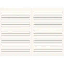 Lady Jayne Vegan Leather Softcover Journal With Grosgrain Bow, 5-7/8" x 8-1/4", Ruled, 160 Pages, Blush