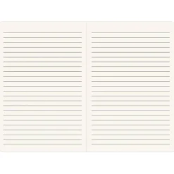 Lady Jayne Vegan Leather Softcover Journal With Grosgrain Bow, 5-7/8" x 8-1/4", Ruled, 160 Pages, Black