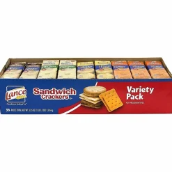 Lance Cookie And Cracker Variety Pack, Pack Of 36 Pouches