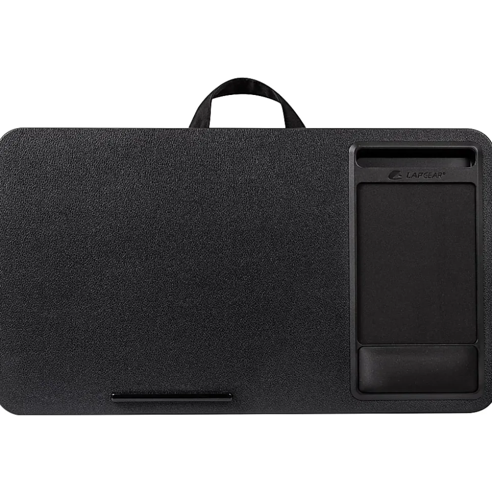 LapGear Atlas Lap Desk, 21-1/8" x 12", Black, 92008-RP