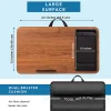LapGear Atlas Lap Desk, 21-1/8" x 12", Walnut, 92014-RP