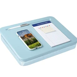 LapGear Compact Lap Desk With Cushioned Zipper Storage Pouch, 14-1/2