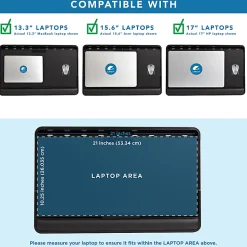 LapGear Easy Tilt Laptop Table Bed Desk, 22