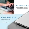 LapGear® Sidekick™ Lap Desk, 2-1/4"H x 17"W x 11"D, Gray Herringbone, 44215-OD