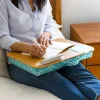 LapGear XL Designer LapDesk, 18 1/2" x 14 3/4" x 2 3/4", Aqua Trellis, 45512