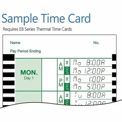 Lathem 2100 HD Heavy-Duty Thermal Print Time Clock, Gray