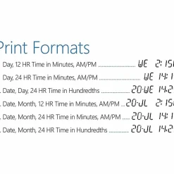 Lathem 2100 HD Heavy-Duty Thermal Print Time Clock, Gray