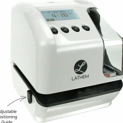 Lathem LT5 Electronic Time and Date Stamp - Card Punch/Stamp - Digital - Time, Date Record Time