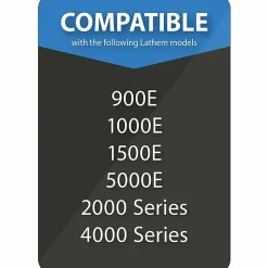 Lathem Time Cards For Electronic Side-Print Time Clocks, Weekly, 1-Sided, 4