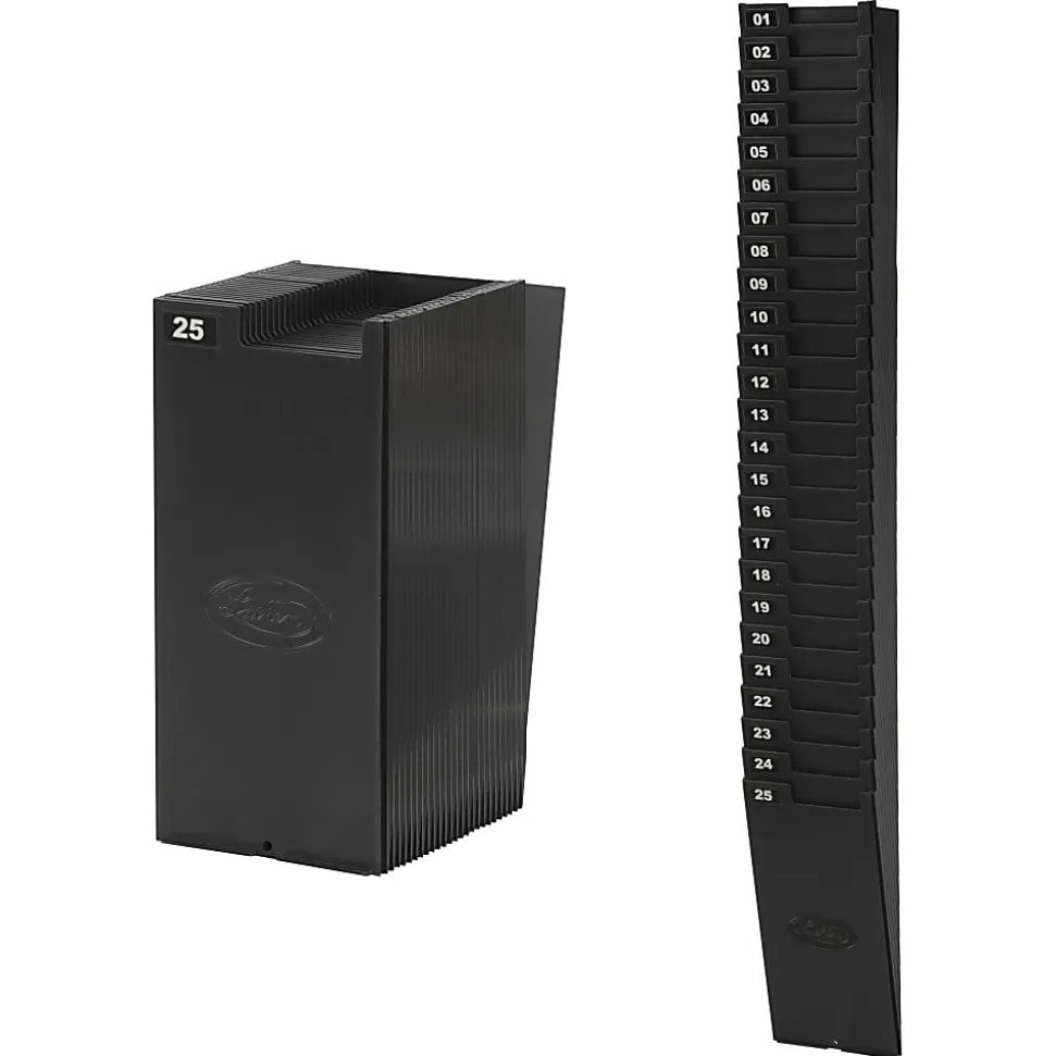 Lathem Time Expandable Time Card Rack, Black